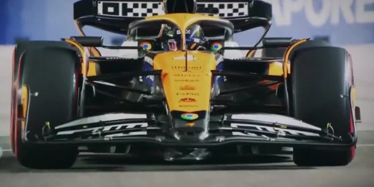 Norris supera Leclerc no TL2 e é o mais rápido do dia em Singapura