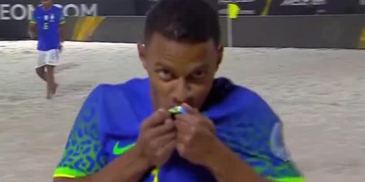 17 a 0: Brasil estreia com goleada arrasadora no Neom Beach Games