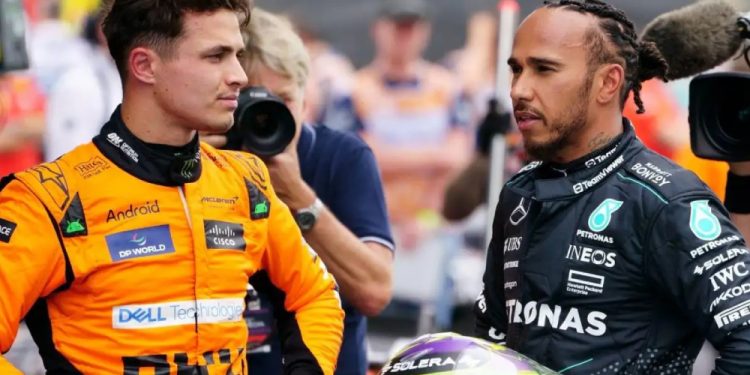 “Faria o mesmo se fosse ele”, diz Norris sobre mudança de Hamilton para a Ferrari