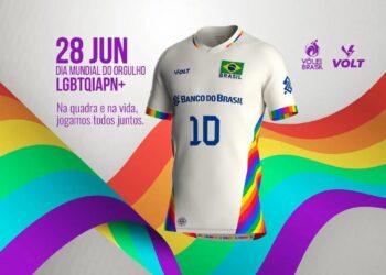 CBV e Volt Sport lançam camisa em apoio à causa LGBTQIAPN+: “Orgulho que veste a camisa”