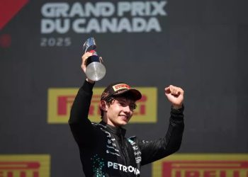 “Fiquei todo arrepiado”, diz Antonelli sobre primeiro pódio da carreira