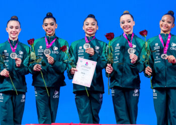 Brasil conquista segunda prata no Mundial Juvenil de Ginástica Rítmica