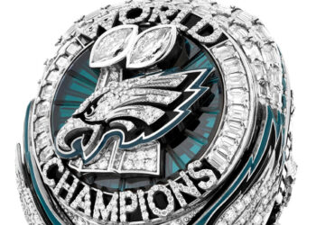 Eagles homenageiam o Brasil em anel de campeão do Super Bowl LIX