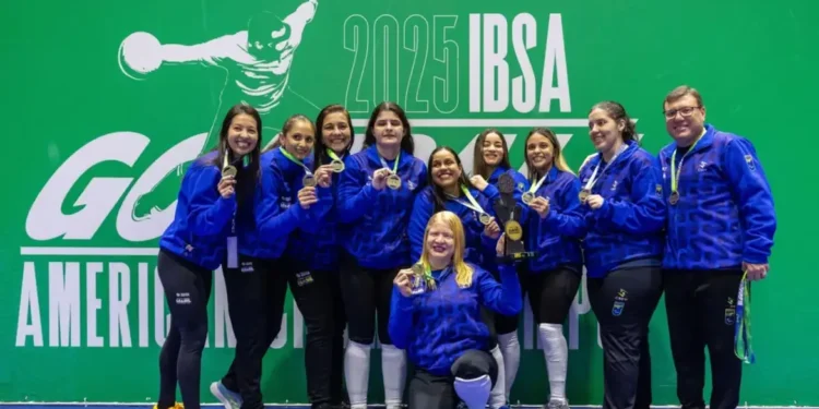 Brasil é campeão das Américas no goalball masculino e no feminino