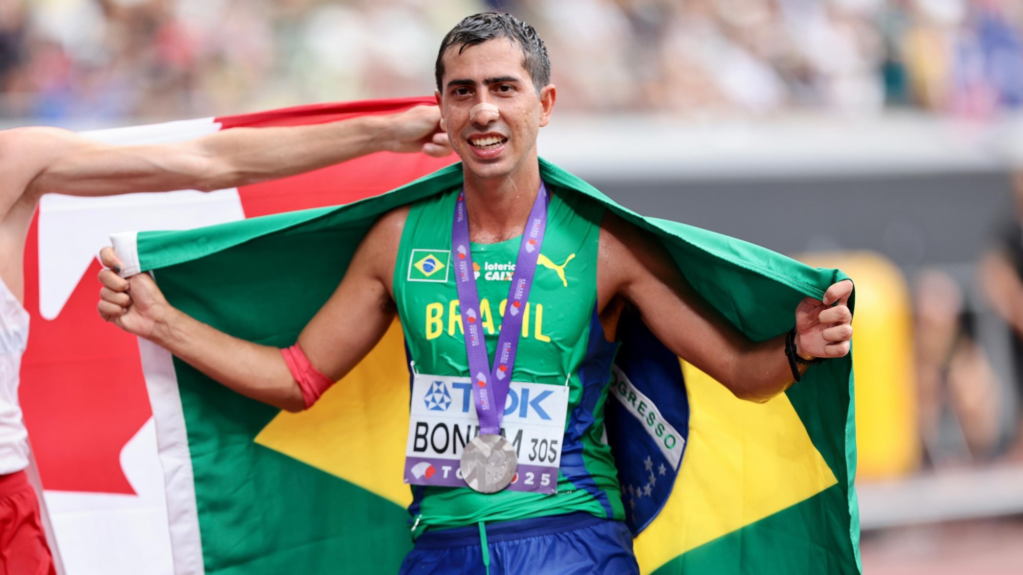 Caio Bonfim é prata nos 35 km da marcha atlética no Mundial de Atletismo - Portal