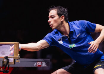 Calderano leva virada e é eliminado na estreia do WTT Champions de Montpellier