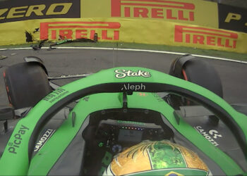 Bortoleto bate na primeira volta, abandona o GP de São Paulo e frustra a torcida; assista