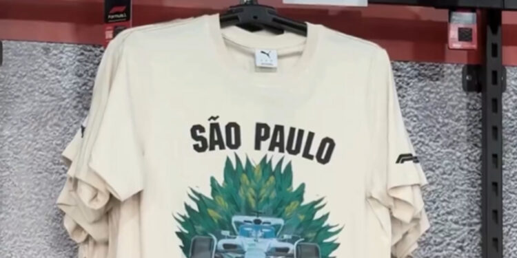 Chaveiro a R$ 200 e camiseta por R$ 800; confira os preços das lojas do GP de São Paulo