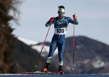 Manex Silva completa 10km livre no esqui cross country nos Jogos de Inverno